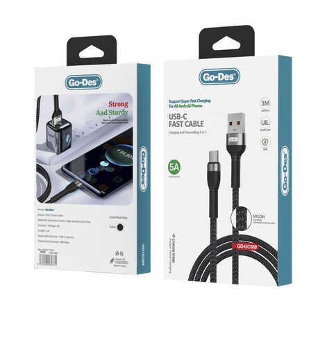 GD-UC589 Go Des Type-C Usb Kablo