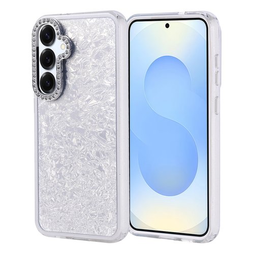 Galaxy S24 Plus Kılıf Taşlı Işıltılı Tasarım Kamera Çıkıntılı Kapi Kapak