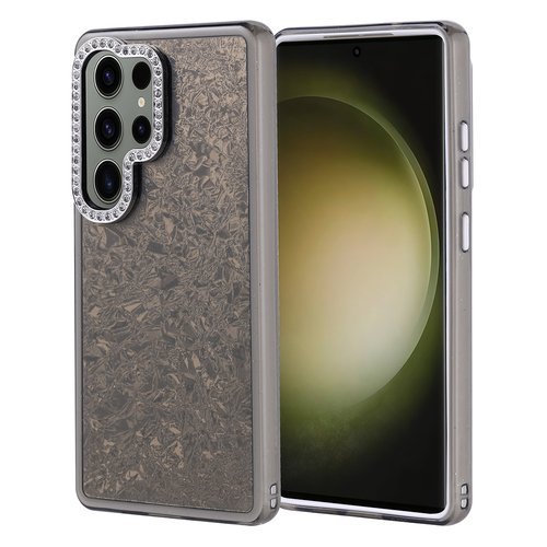 Galaxy S25 Ultra Kılıf Taşlı Işıltılı Tasarım Kamera Çıkıntılı Kapi Kapak