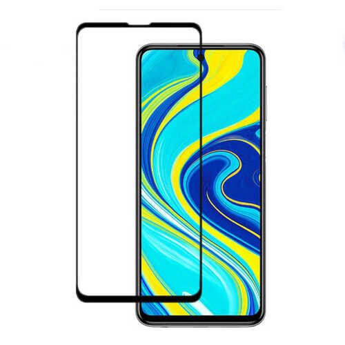 Redmi Note 9S Kenarları Kırılmaya Dayanıklı Cam Ekran Koruyucu