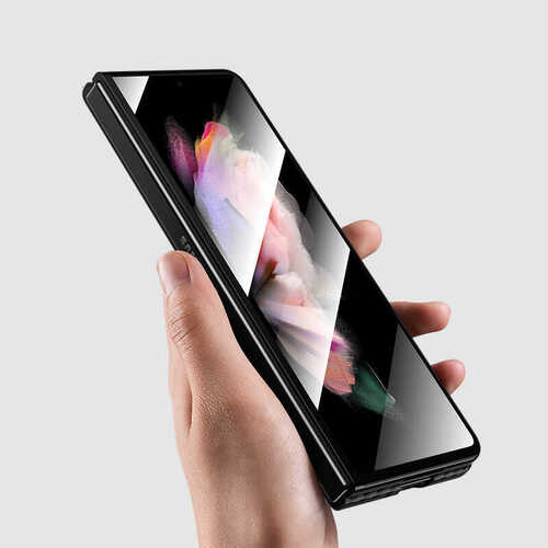 Galaxy Z Fold 3 Kılıf Benks 3 in 1 Suit Kapak