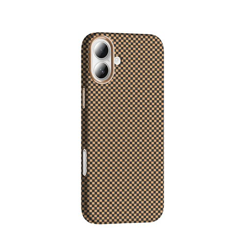 iPhone 16 Kılıf Magsafe Şarj Özellikli Karbon Fiber Görünümlü Gros Kapak