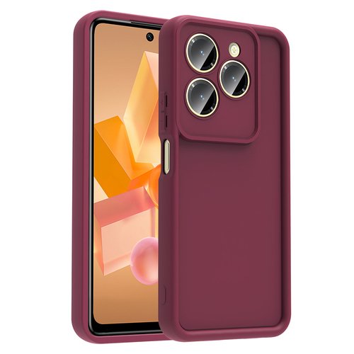 İnfinix Hot 40 Pro Kılıf Kamera Korumalı Ananas Silikon Kapak