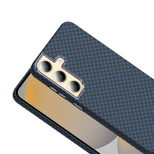 Galaxy S24 Plus Kılıf Magsafe Şarj Özellikli Karbon Fiber Görünümlü Gros Kapak