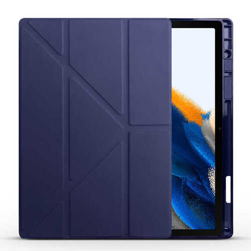 Galaxy Tab A8 10.5 SM-X200 (2021) Kılıf Kalem Bölmeli Standlı Smart Cover