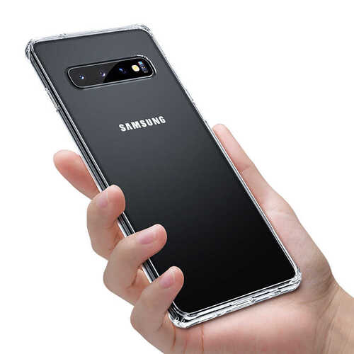 Galaxy S10 Plus Benks Köşeleri Airbagli Şeffaf Silikon Kılıf