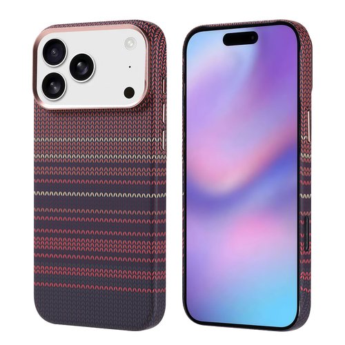 iPhone 17 Pro Max Kılıf Magsafe Şarj Özellikli Karbon Fiber Görünümlü Ultra İnce Premium Next Kapak