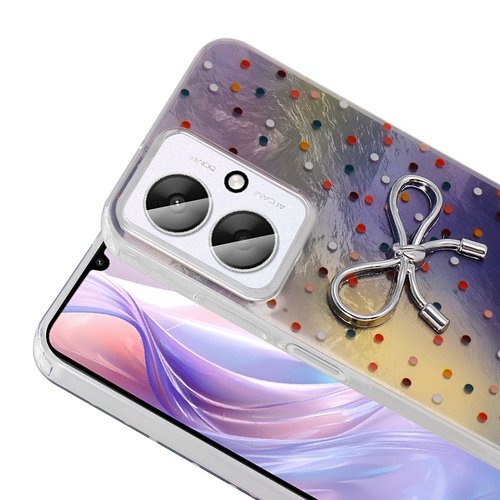 Redmi 13C Kılıf Kamera Çıkıntılı Parlak Figürlü Shiny Happy Silikon Kapak