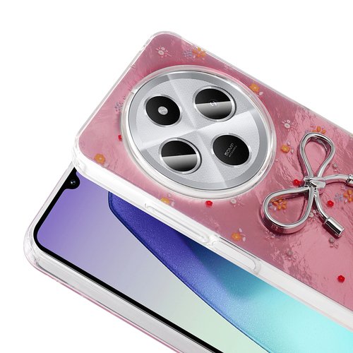 Redmi 14C 4G Kılıf Kamera Çıkıntılı Parlak Figürlü Shiny Happy Silikon Kapak