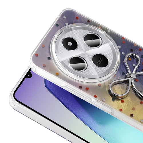 Redmi 14C 4G Kılıf Kamera Çıkıntılı Parlak Figürlü Shiny Happy Silikon Kapak