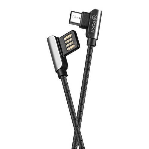 Roar Roar Deri Kabartma Hızlı Şarj Micro USB Kablo