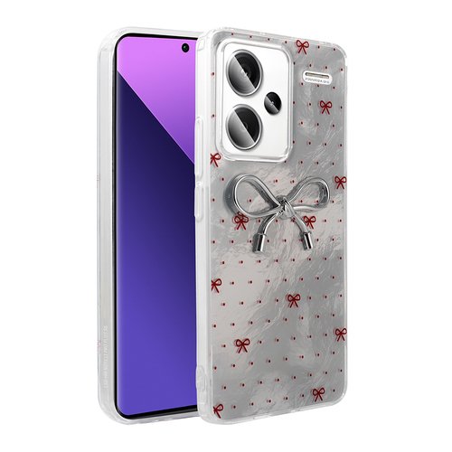 Redmi Note 13 Pro Plus 5G Kılıf Kamera Çıkıntılı Parlak Figürlü Shiny Happy Silikon Kapak