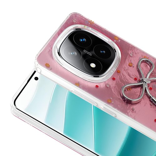 Redmi Note 14 Pro 4G Kılıf Kamera Çıkıntılı Parlak Figürlü Shiny Happy Silikon Kapak