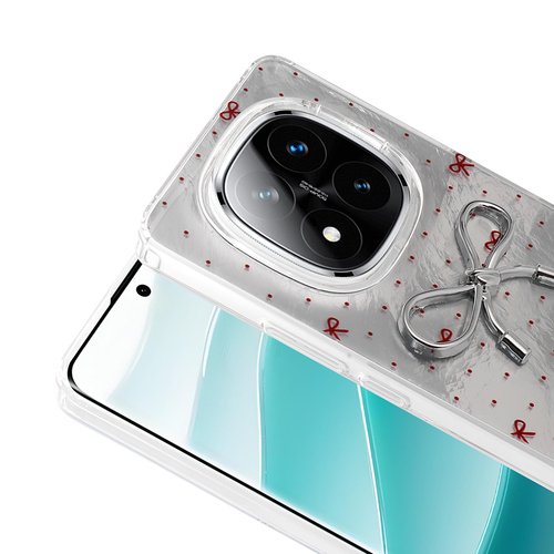 Redmi Note 14 Pro 5G Kılıf Kamera Çıkıntılı Parlak Figürlü Shiny Happy Silikon Kapak