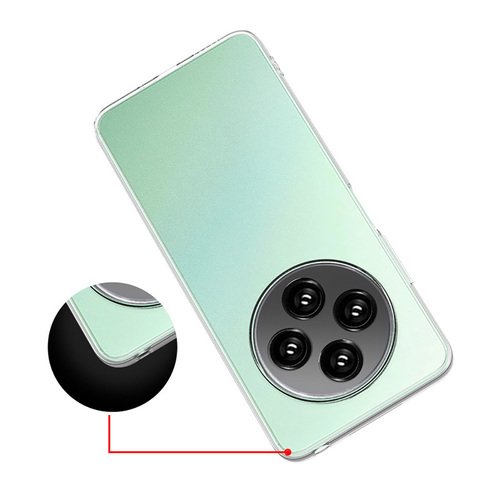 Xiaomi Redmi 14C 4G Kılıf İnce ve Esnek Şeffaf Süper Silikon