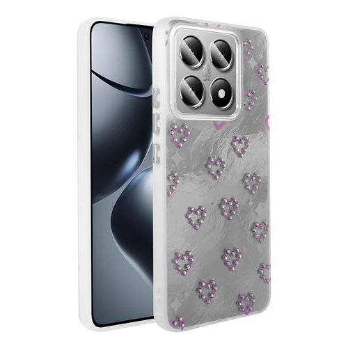 Xiaomi 14T Kılıf Kamera Çıkıntılı Parlak Figürlü Shiny Happy Silikon Kapak