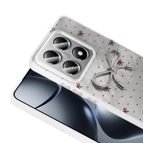 Xiaomi 14T Kılıf Kamera Çıkıntılı Parlak Figürlü Shiny Happy Silikon Kapak