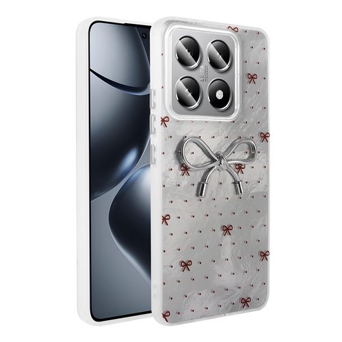 Xiaomi 14T Pro Kılıf Kamera Çıkıntılı Parlak Figürlü Shiny Happy Silikon Kapak