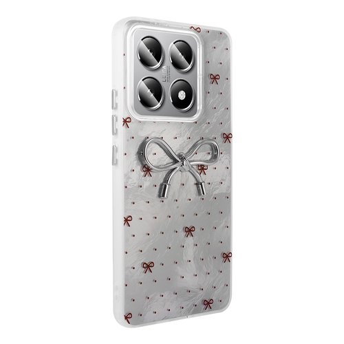 Xiaomi 14T Pro Kılıf Kamera Çıkıntılı Parlak Figürlü Shiny Happy Silikon Kapak