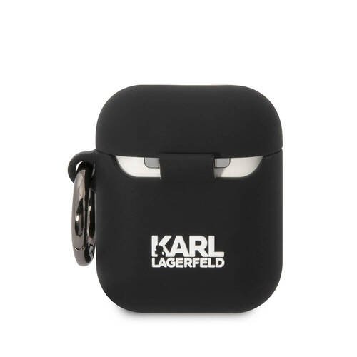 Apple Airpods Kılıf Karl Lagerfeld Orjinal Lisanslı Karl & Choupette 3D Silikon Kapak