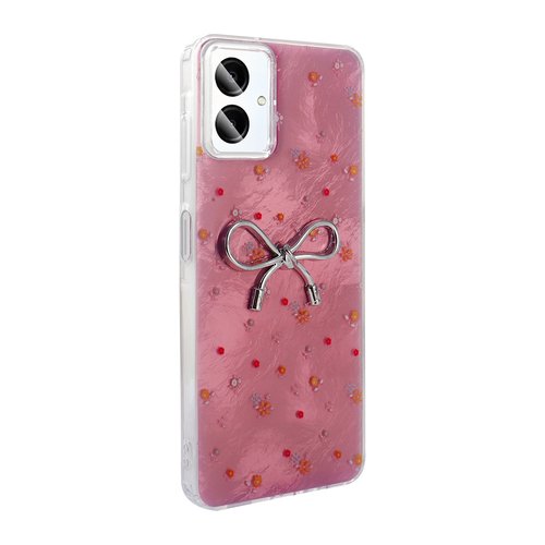 Galaxy A06 Kılıf Kamera Çıkıntılı Parlak Figürlü Shiny Happy Silikon Kapak