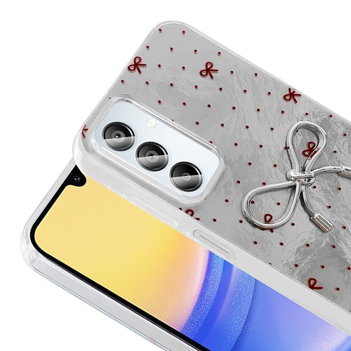 Galaxy A15 Kılıf Kamera Çıkıntılı Parlak Figürlü Shiny Happy Silikon Kapak