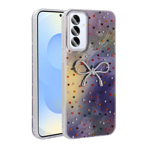 Galaxy S24 Kılıf Kamera Çıkıntılı Parlak Figürlü Shiny Happy Silikon Kapak