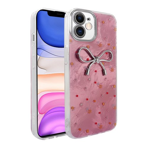 iPhone 11 Kılıf Kamera Çıkıntılı Parlak Figürlü Shiny Happy Silikon Kapak