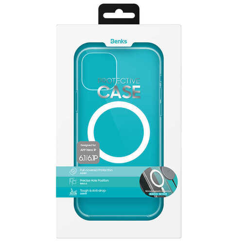 iPhone 12 Pro Max Kılıf Benks ​​​​​​Crystal Series With Magnetic Clear Case