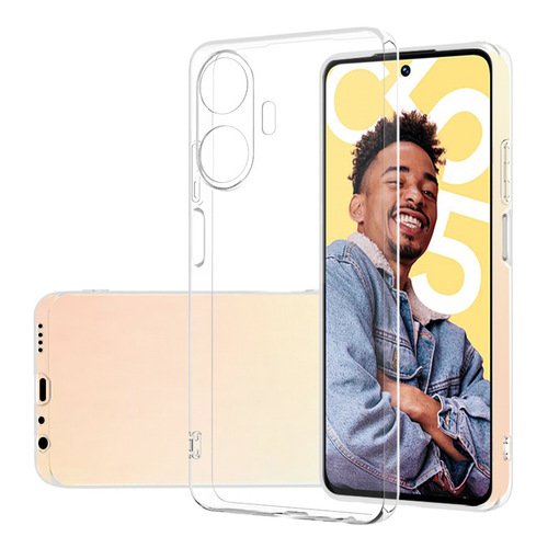 Realme C55 Kılıf İnce ve Esnek Şeffaf Süper Silikon