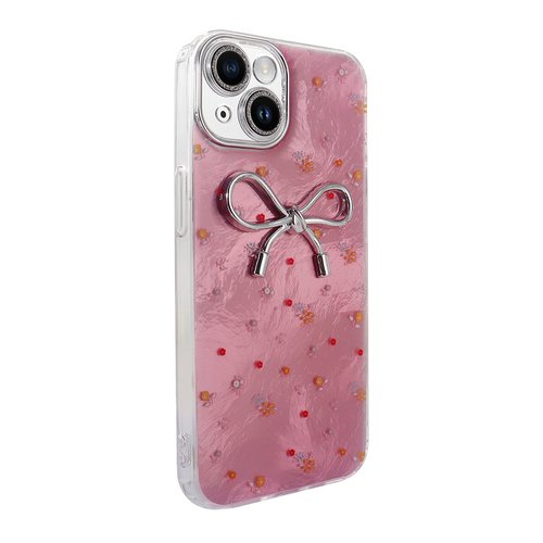 iPhone 13 Kılıf Kamera Çıkıntılı Parlak Figürlü Shiny Happy Silikon Kapak