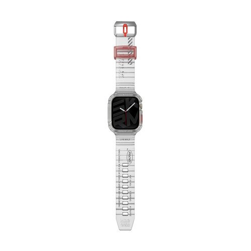 Apple Watch 44mm SkinArma Saido Sert PC Kasa Koruyuculu Silikon Kordon