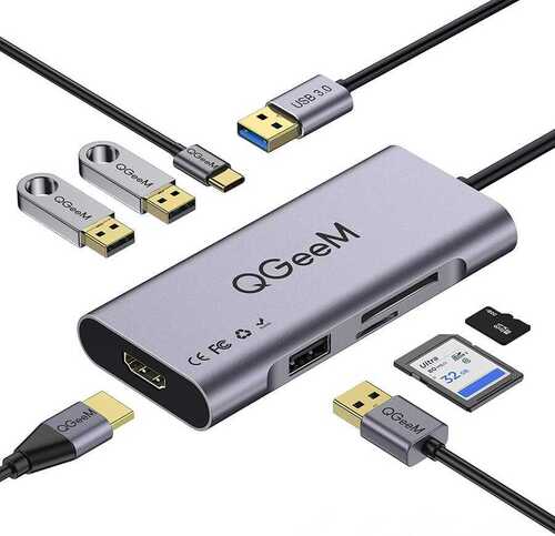 Qgeem QG-UH07-A Usb 3.0 Hub