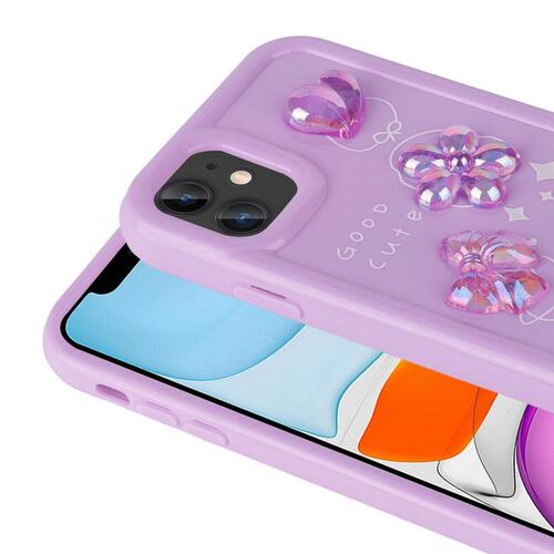 iPhone 11 Uyumlu Kılıf Kabartma Figürlü Parlak Toys Silikon Kapak