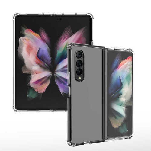 Galaxy Z Fold 3 Kılıf Köşeleri Airbagli Anti Shock Silikon