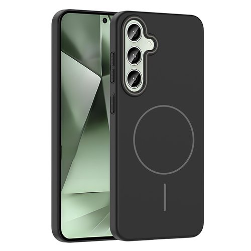 Galaxy S24 FE Kılıf Magsafe Şarj Özellikli Kamera Çıkıntılı Hard Sensitive Sert Kapak