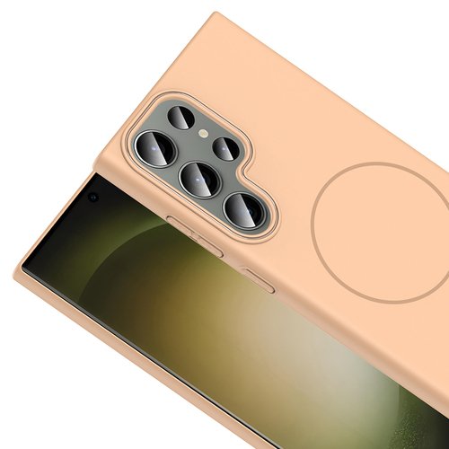 Galaxy S24 Ultra Kılıf Magsafe Şarj Özellikli Kamera Çıkıntılı Hard Sensitive Sert Kapak