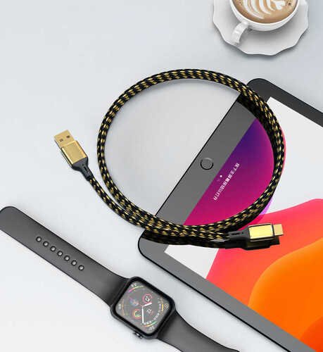 Wiwu Golden Series GD-101 20W 2.4A 480 Mbps Type-C Data Kablo 2M