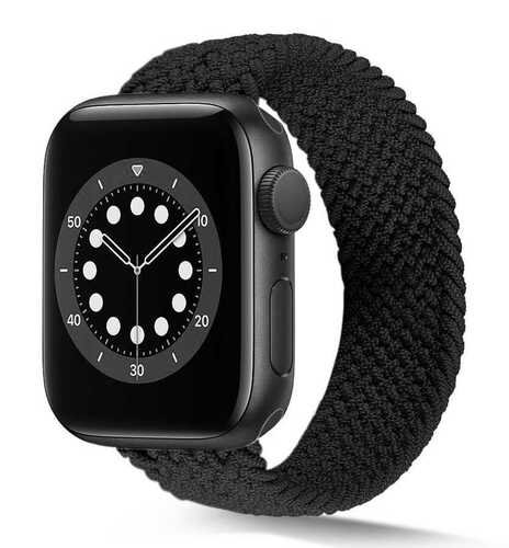 Apple Watch 40mm KRD-38 Hasır Örgü Tek Parça Kordon