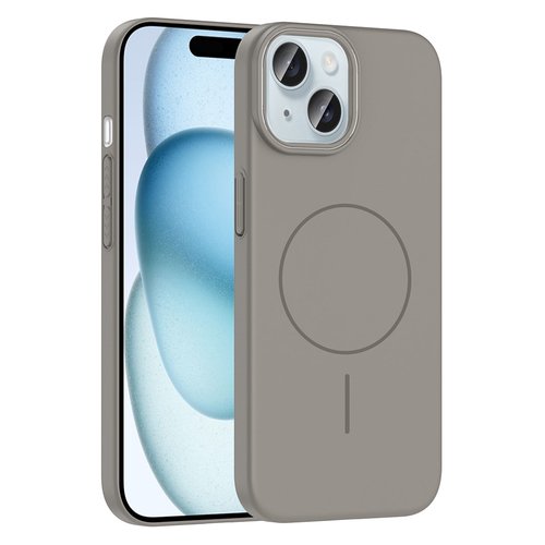 iPhone 15 Kılıf Magsafe Şarj Özellikli Kamera Çıkıntılı Hard Sensitive Sert Kapak