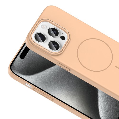 iPhone 15 Pro Kılıf Magsafe Şarj Özellikli Kamera Çıkıntılı Hard Sensitive Sert Kapak