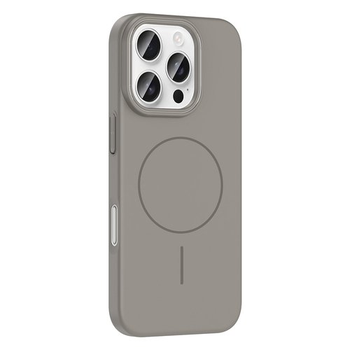 Apple iPhone 16 Pro Kılıf M-safe Şarj Özellikli Zore Ruby Sert Kapak