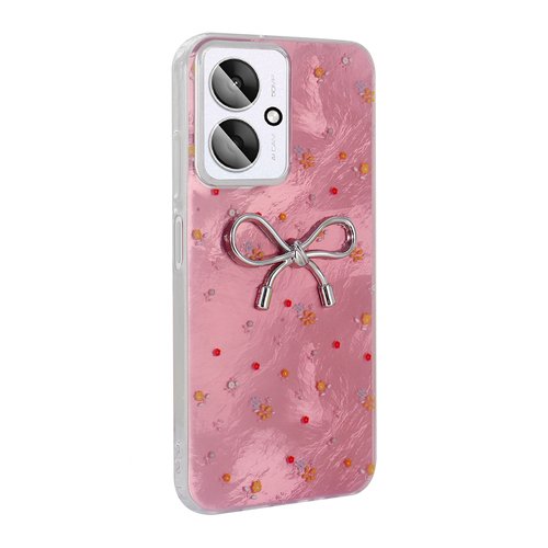 Poco C65 Kılıf Kamera Çıkıntılı Parlak Figürlü Shiny Happy Silikon Kapak