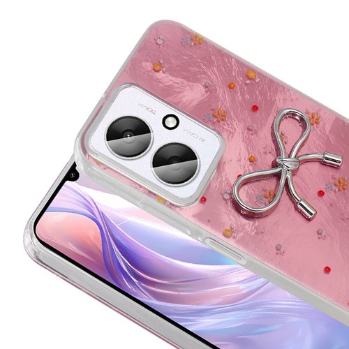 Poco C65 Kılıf Kamera Çıkıntılı Parlak Figürlü Shiny Happy Silikon Kapak