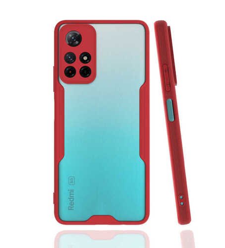 Xiaomi Redmi Note 11 Kılıf Kamera Korumalı Arkası Şeffaf Silikon