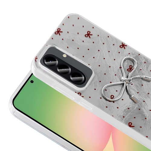 Galaxy A26 Kılıf Kamera Çıkıntılı Parlak Figürlü Shiny Happy Silikon Kapak