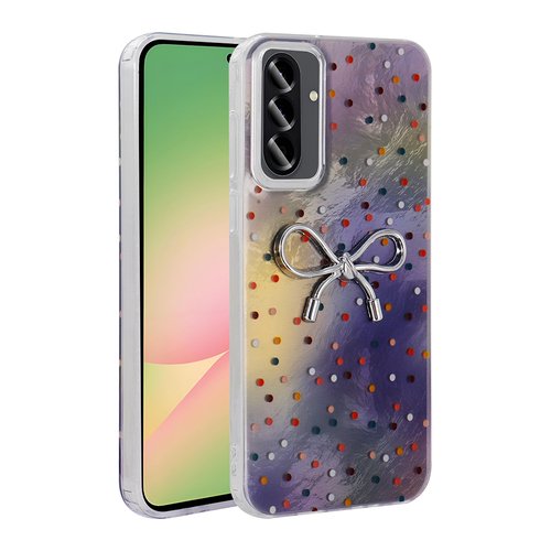 Galaxy A36 Kılıf Kamera Çıkıntılı Parlak Figürlü Shiny Happy Silikon Kapak
