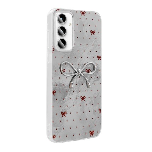 Galaxy A55 Kılıf Kamera Çıkıntılı Parlak Figürlü Shiny Happy Silikon Kapak