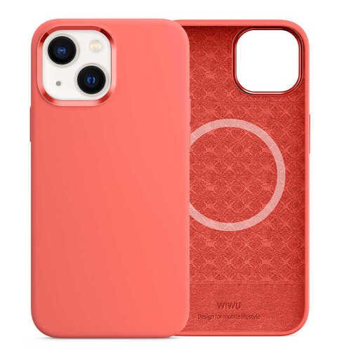 Apple iPhone 13 Kılıf Wiwu Magsafe Magnetic Silicon Kapak