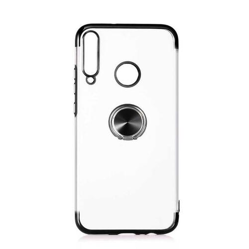 Huawei P40 Lite E Kılıf Kenarları Renkli Yüzüklü Manyetik Silikon